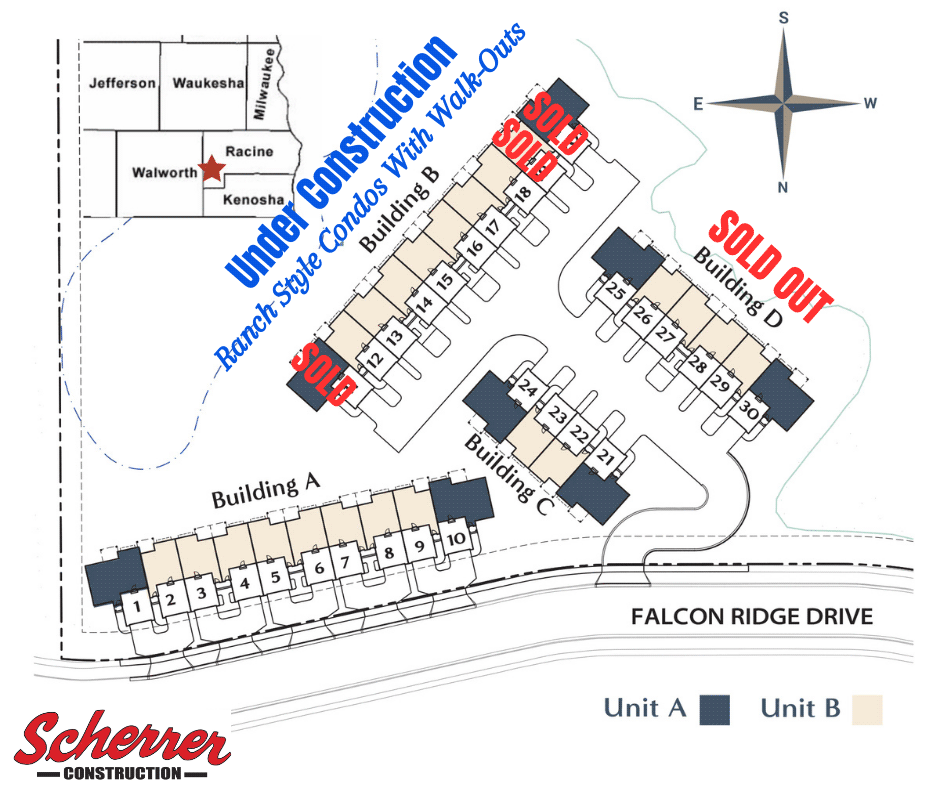 Falcon Woods Unit Map